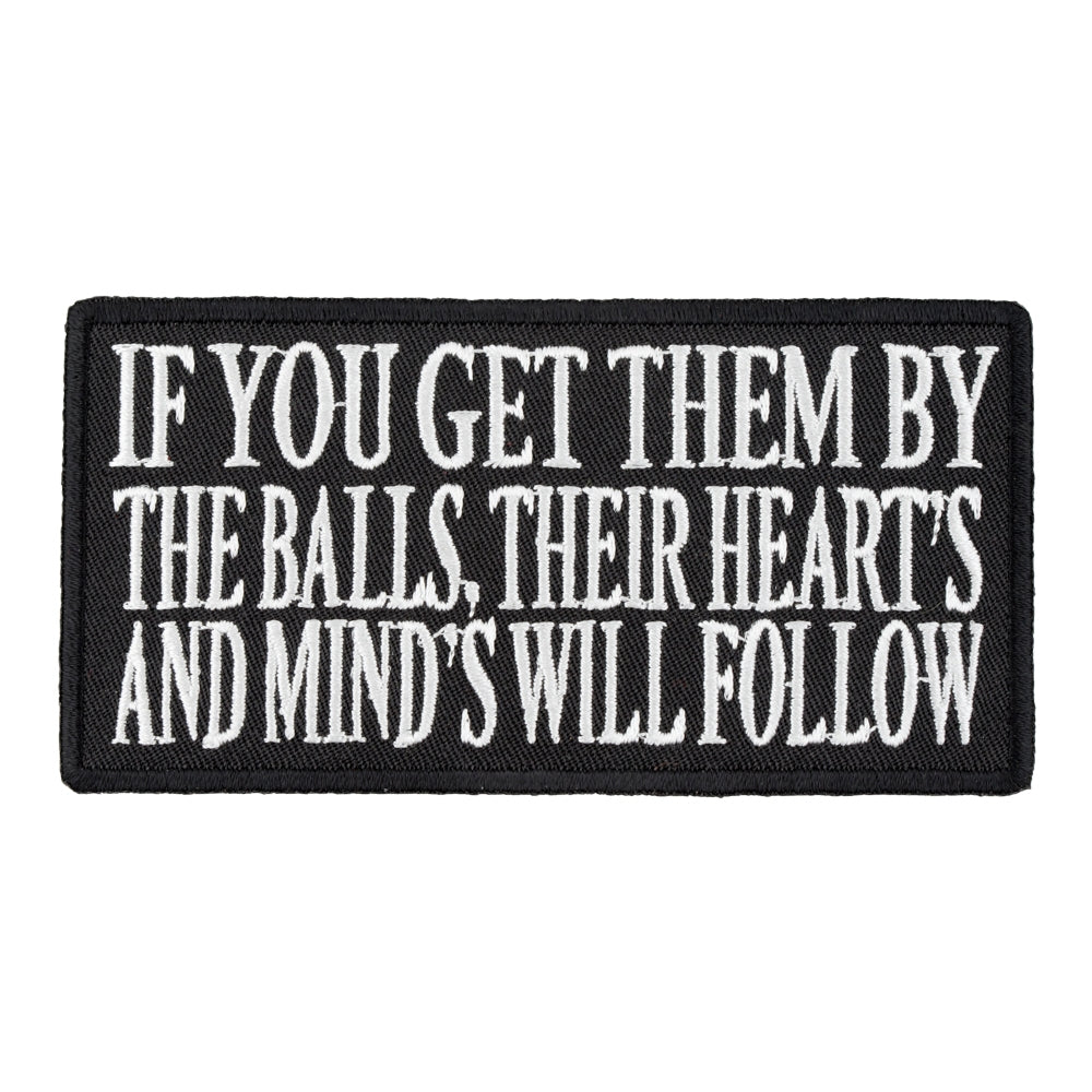 If You Get Them By The Balls Patch, Funny Ladies Patches — product image