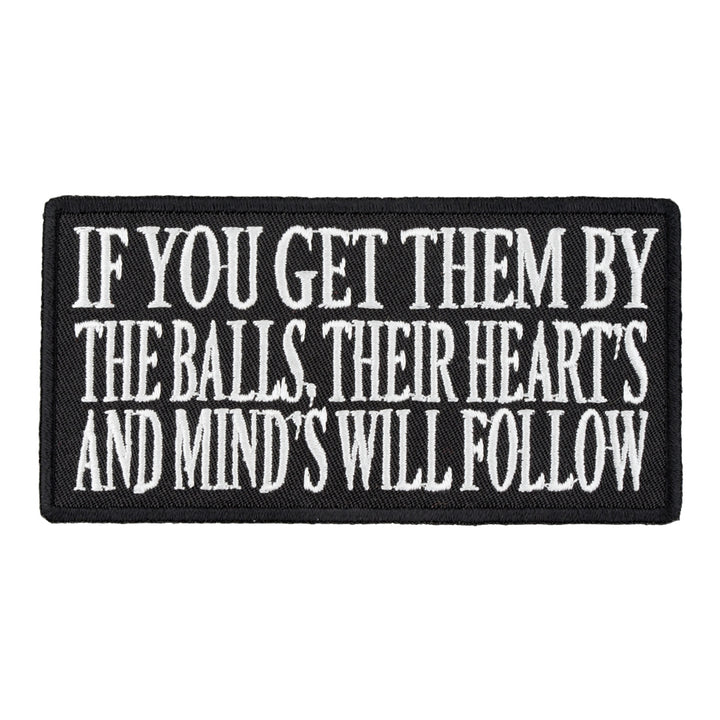 If You Get Them By The Balls Patch, Funny Ladies Patches — product image