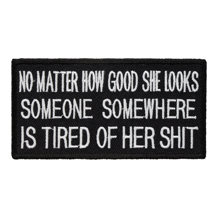 Someone Somewhere Is Tired Patch, Funny Patches — product image