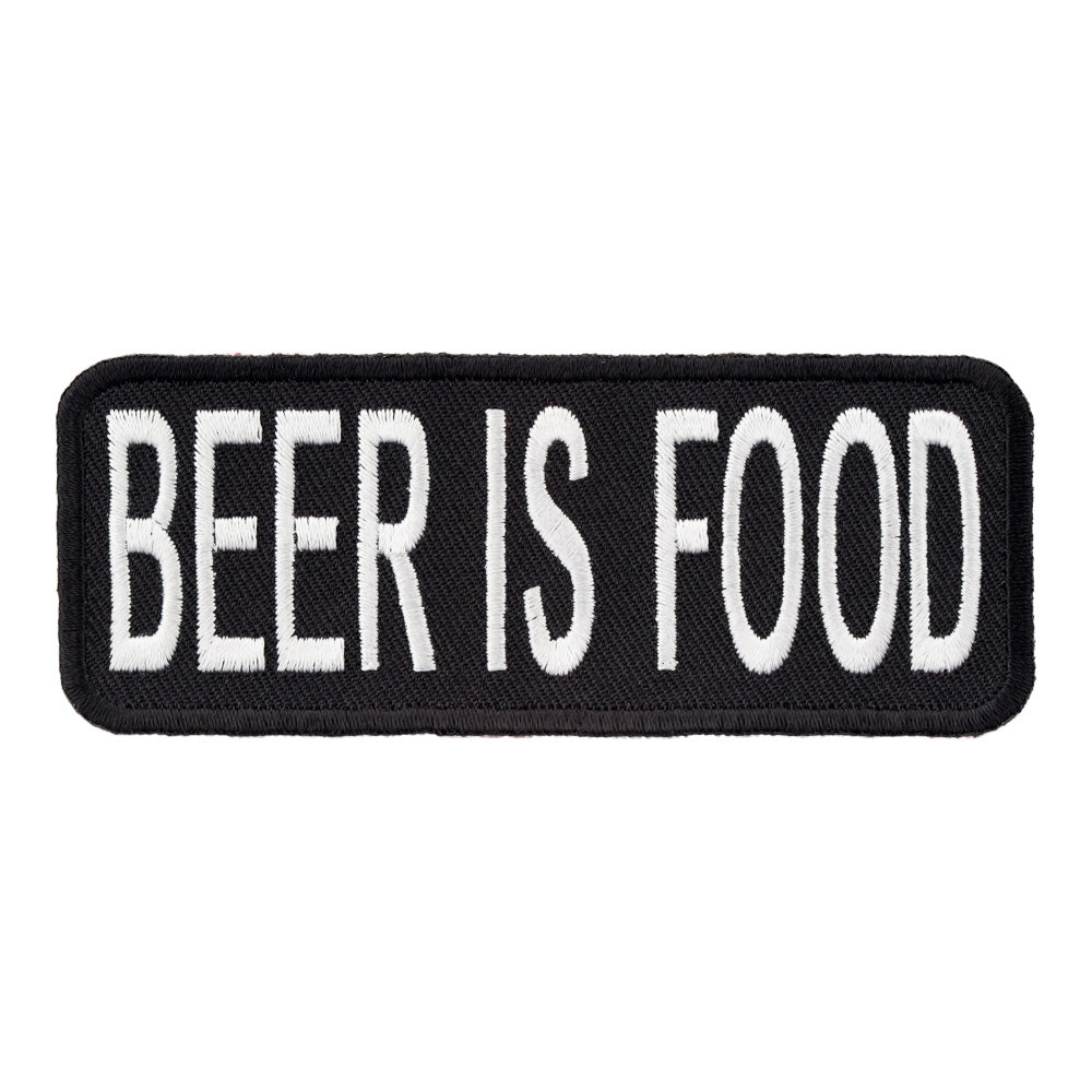 Beer Is Food Patch, Beer Drinking Sayings Patches — product image