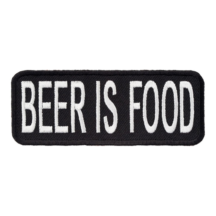Beer Is Food Patch, Beer Drinking Sayings Patches — product image