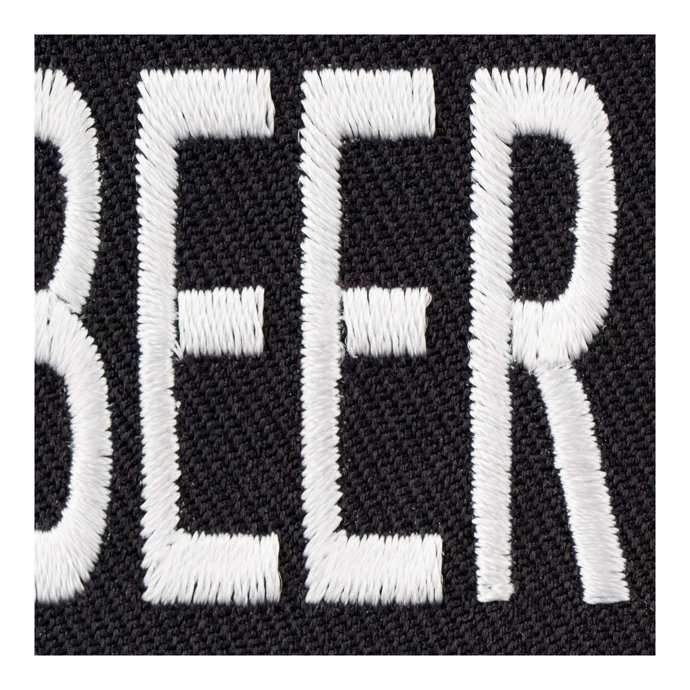 Beer Is Food Patch, Beer Drinking Sayings Patches — detail view 2