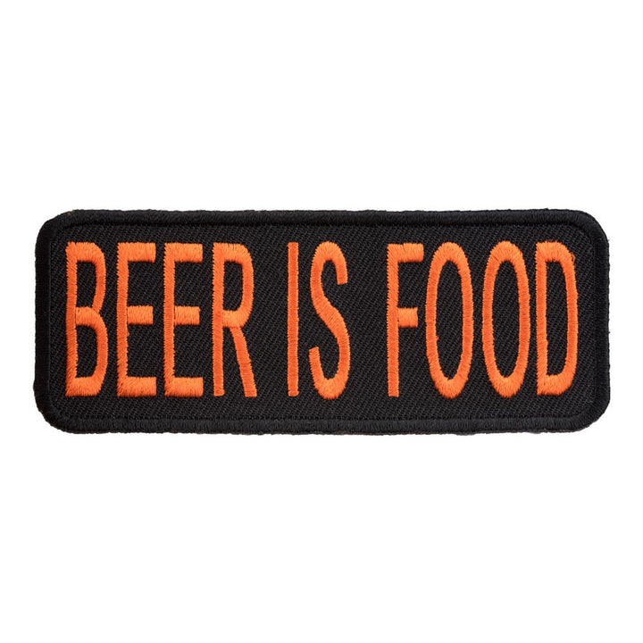Beer Is Food Patch, Beer Drinking Sayings Patches — product image