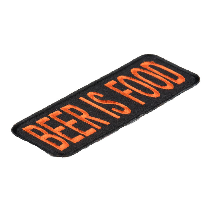 Beer Is Food Patch, Beer Drinking Sayings Patches — detail view 2