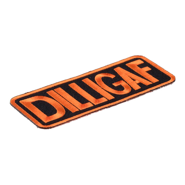 DILLIGAF Patch, Funny Biker Sayings Patches — detail view 2