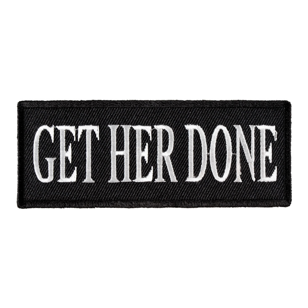 Get Her Done Patch, Funny Sayings Patches — product image