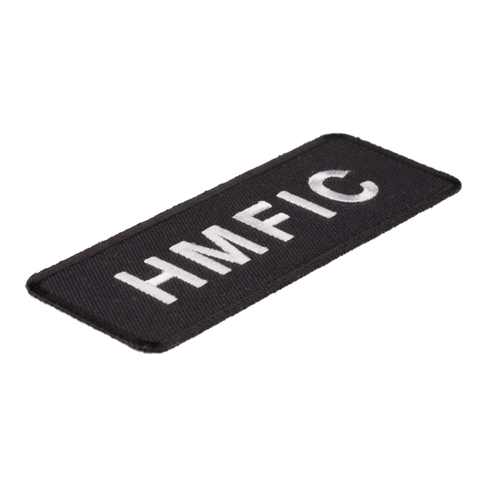 HMFIC Black & White Patch, Vulgar Biker Patches — detail view 1