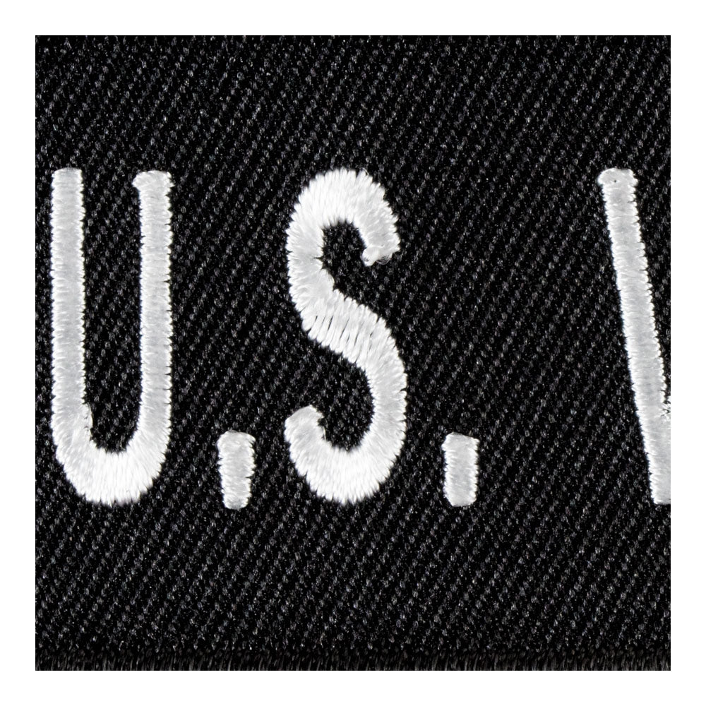 US Veteran Black &amp; White Patch, Military Veteran Patches — detail view 2