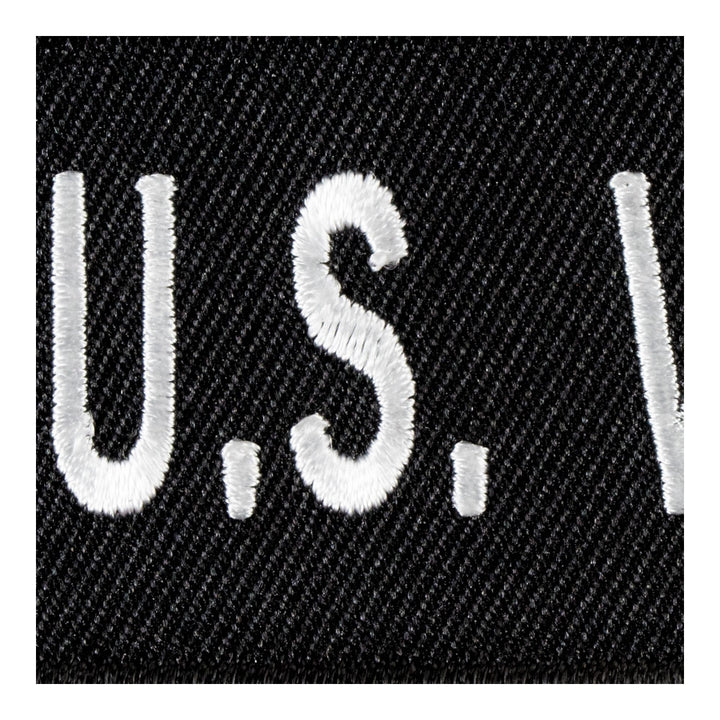 US Veteran Black &amp; White Patch, Military Veteran Patches — detail view 2