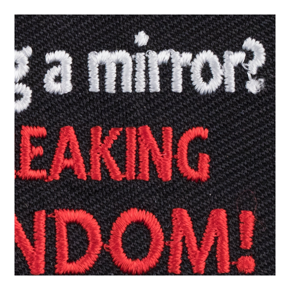 Think Seven Years Of Bad Luck Is Too Much Patch, Funny Patches — detail view 1