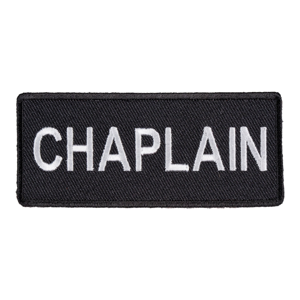 Chaplain Black & White Patch, Religious & Rank Patches — product image