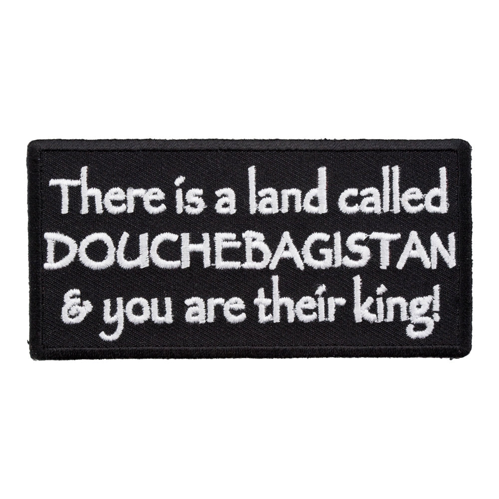 A Land Called Douchebagistan Patch, Funny Patches — product image