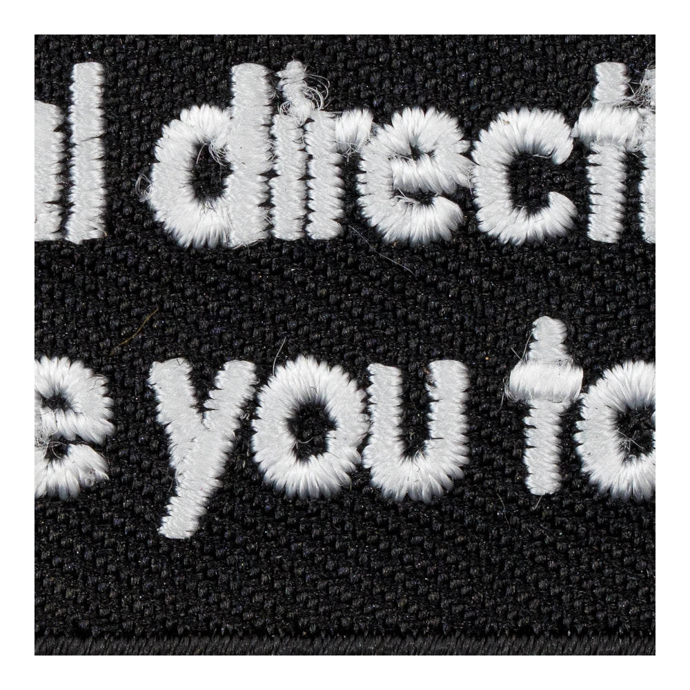 Off Is The Direction To Fuck Patch, Vulgar Patches — detail view 1