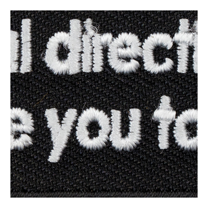 Off Is The Direction To Fuck Patch, Vulgar Patches — detail view 1