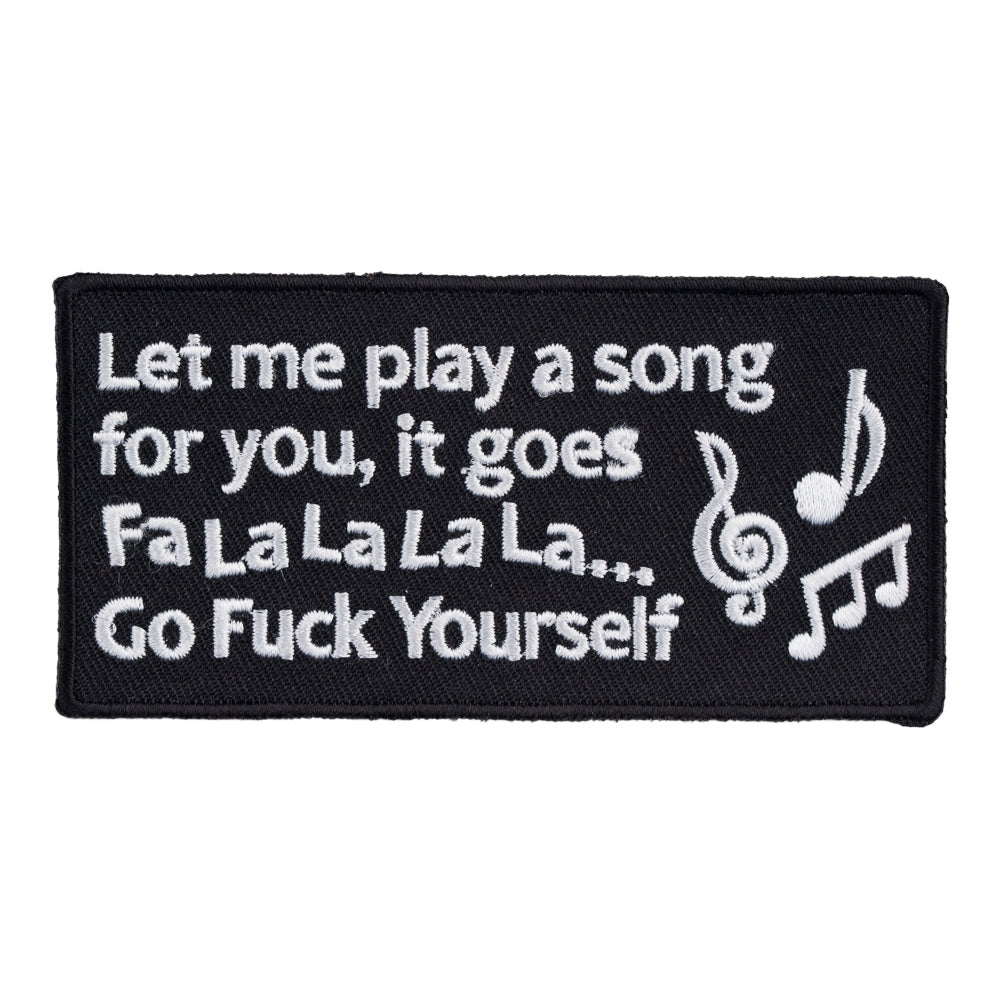 Fa La La La La Go Fuck Yourself Patch, F-Word Patches — product image