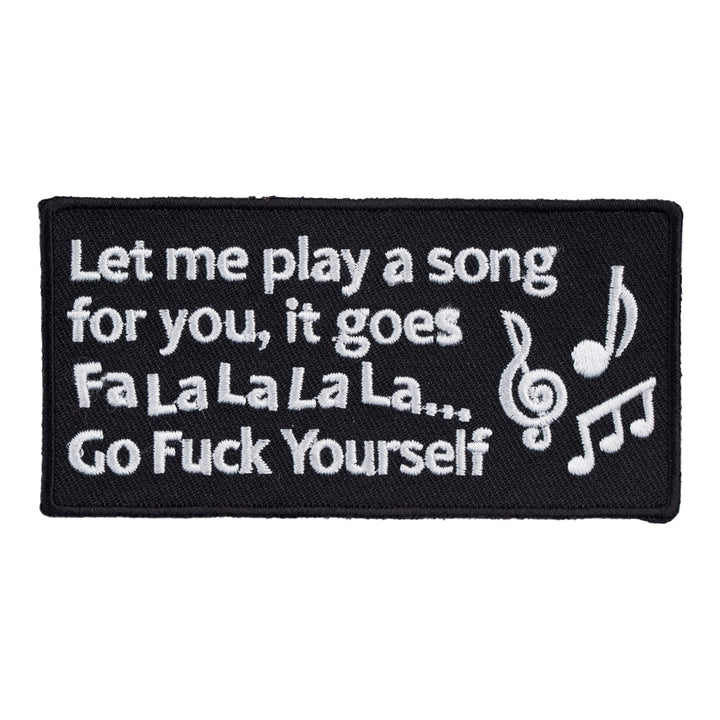 Fa La La La La Go Fuck Yourself Patch, F-Word Patches — product image