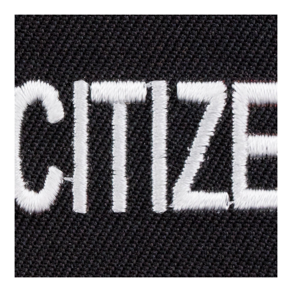 Senior Citizen Black &amp; White Patch, Funny Name Patches — detail view 2