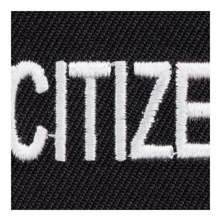 Senior Citizen Black &amp; White Patch, Funny Name Patches — detail view 2