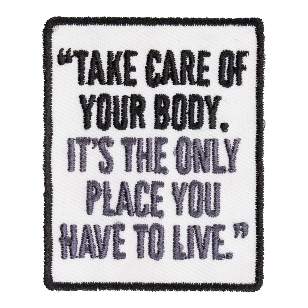 Take Care of Your Body, Jim Rohn Patch, Inspirational Patches — product image