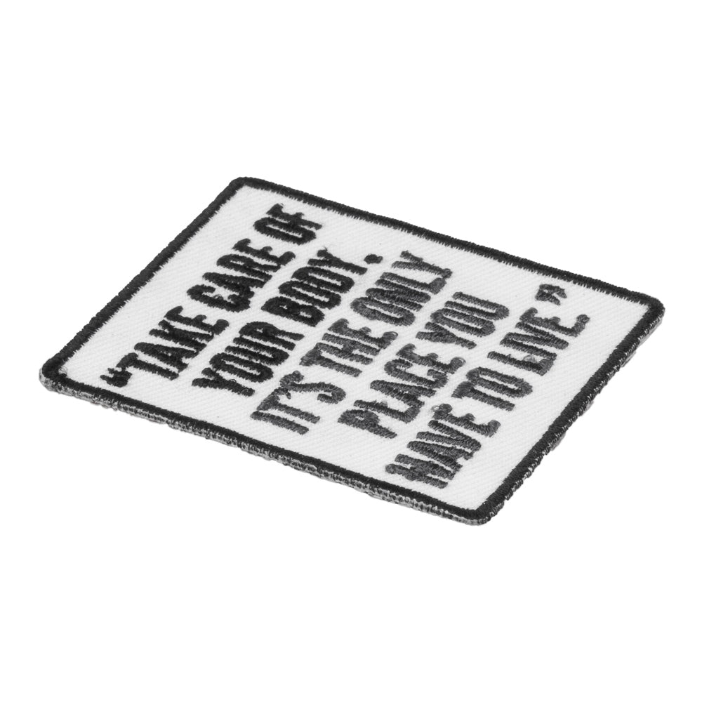 Take Care of Your Body, Jim Rohn Patch, Inspirational Patches — detail view 1