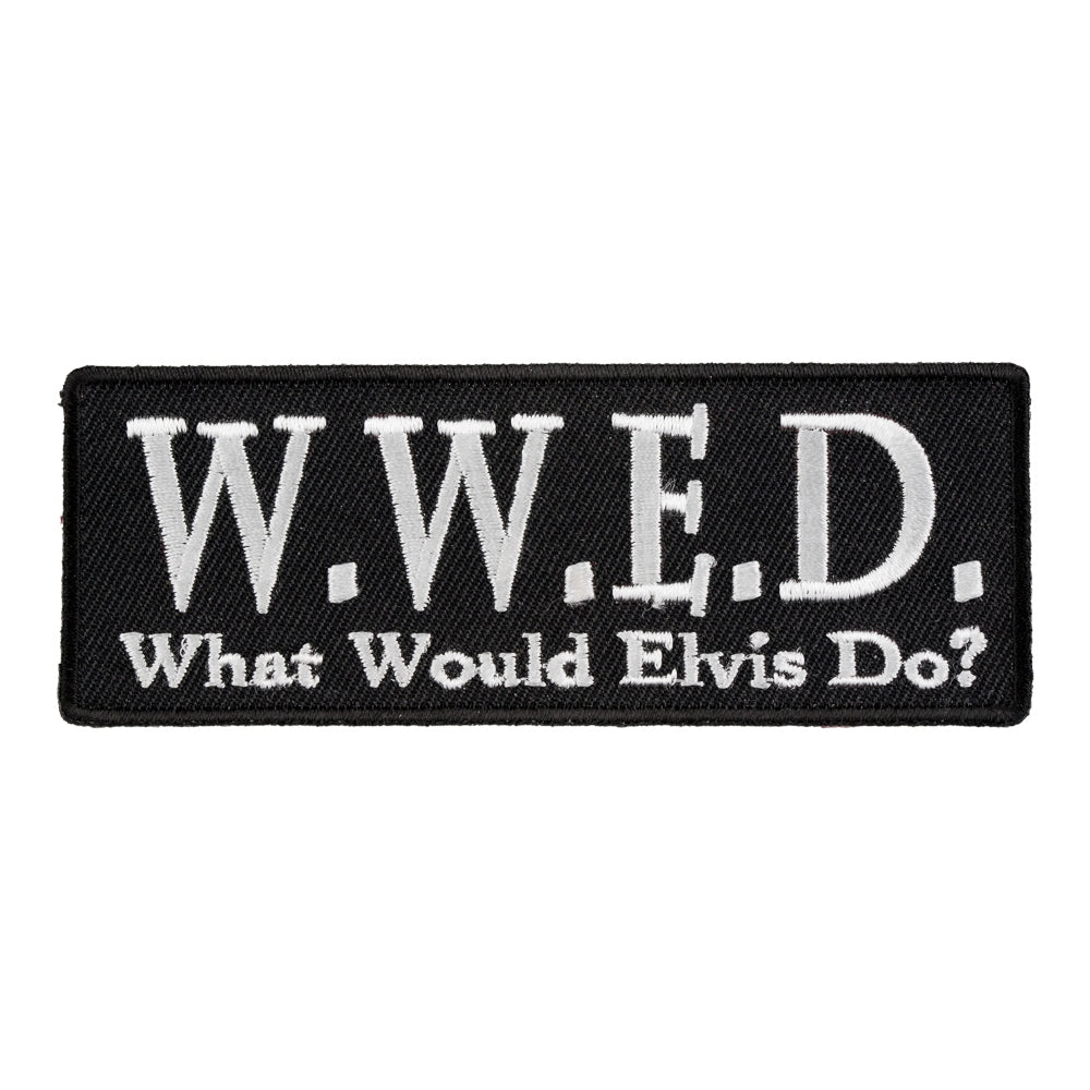 WWED, What Would Elvis Do Patch, Funny Patches — product image