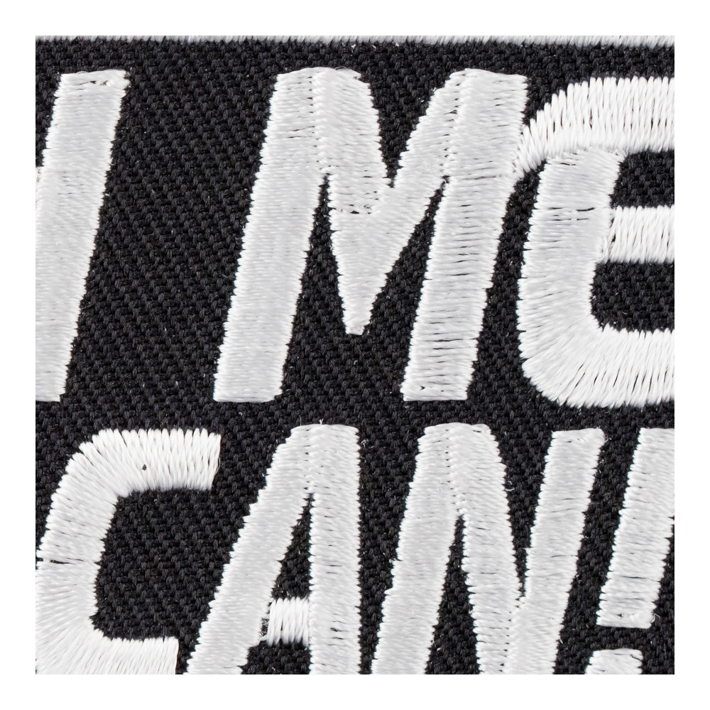 Catch Me If You Can Embroidered Patch, Sayings Patches — detail view 1