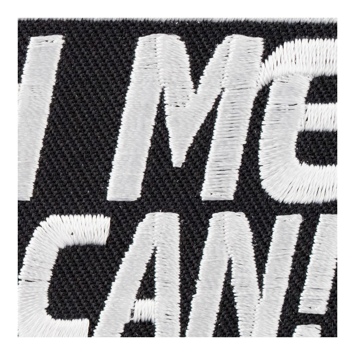 Catch Me If You Can Embroidered Patch, Sayings Patches — detail view 1