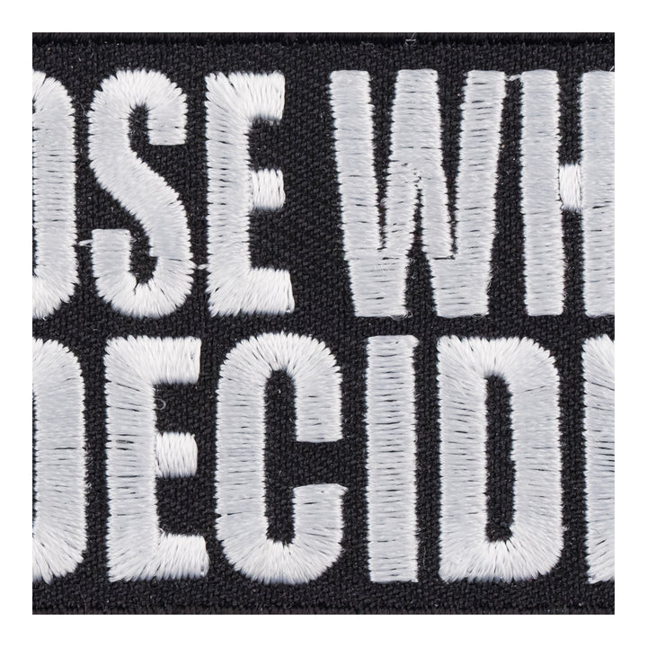 Let Those Who Ride Decide Patch, Biker Sayings Patches — detail view 2
