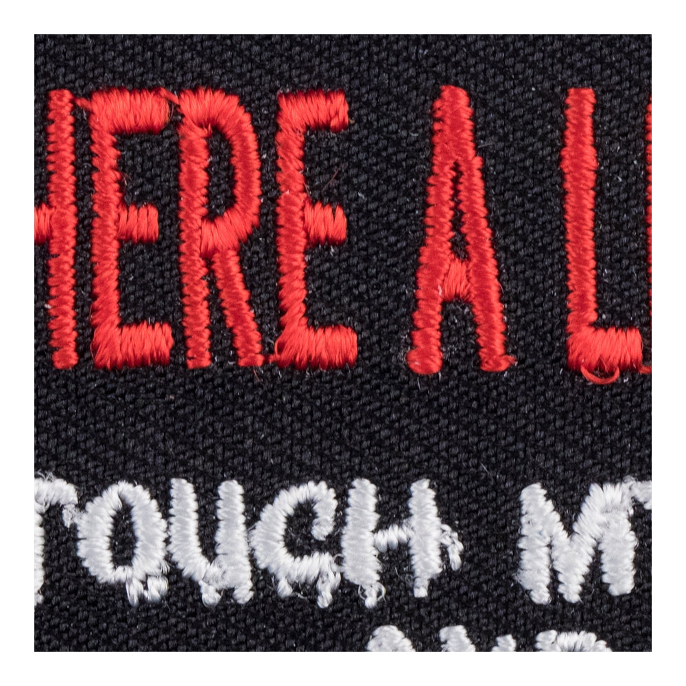Is There A Life After Death Patch, Biker Sayings Patches — detail view 2