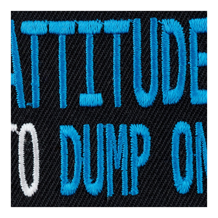 Guy With Attitude Seeks Girl Patch, Funny Sayings Patch — detail view 2