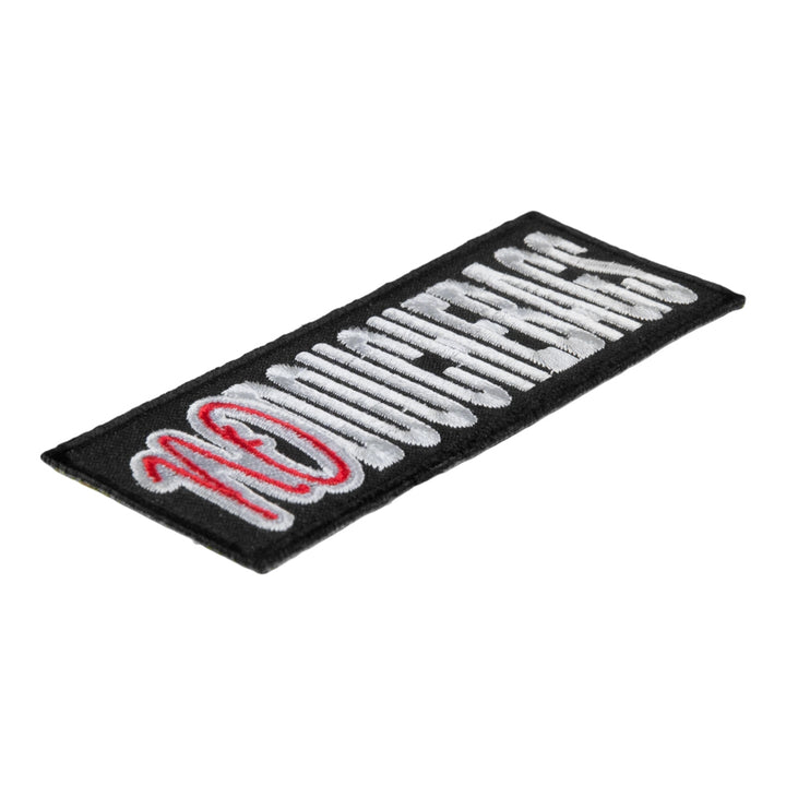 No Douchebags Embroidered Patch, Vulgar Sayings Patches — detail view 1
