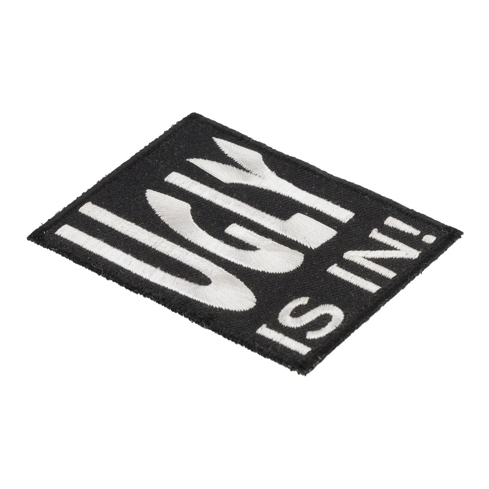 Ugly Is In Black &amp; White Embroidered Patch, Funny Sayings Patch — detail view 1