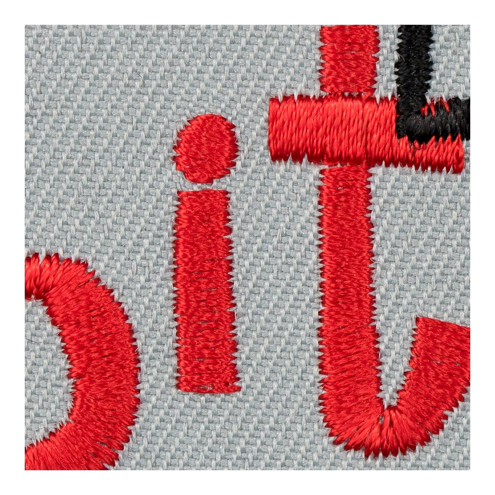 Life Is A Bitch Embroidered Patch, Funny Sayings Patches — detail view 2