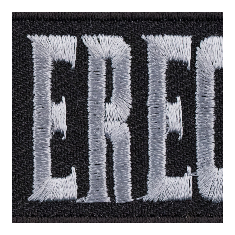 Politically Erect Embroidered Patch, Funny Sayings Patches — detail view 2