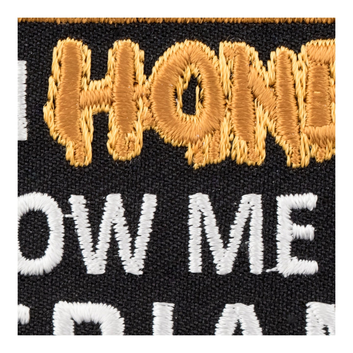 Dip Me In Honey Throw Me To Lesbians Patch, Sayings Patches — detail view 2