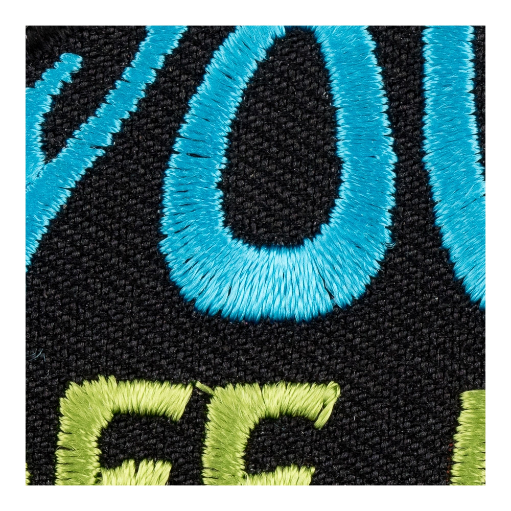 You Off My Planet Round Patch, Embroidered Sayings Patches — detail view 2