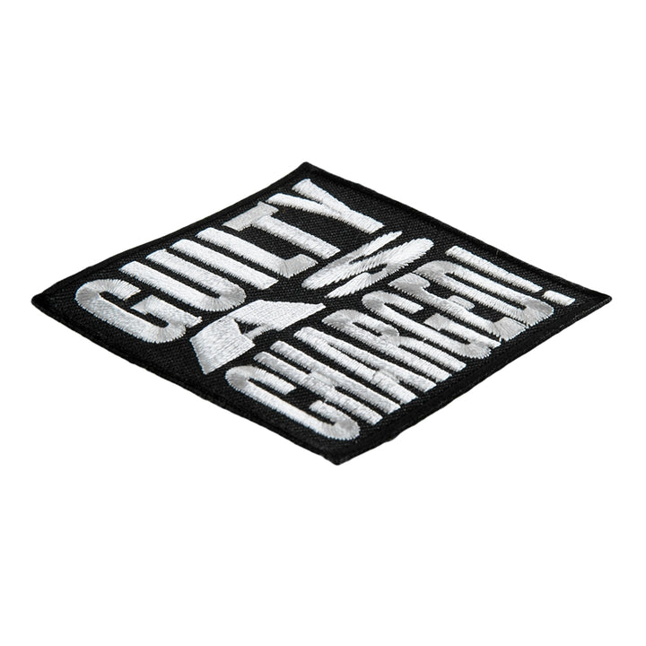 Guilty As Charged Embroidered Patch, Sayings Patches — detail view 1