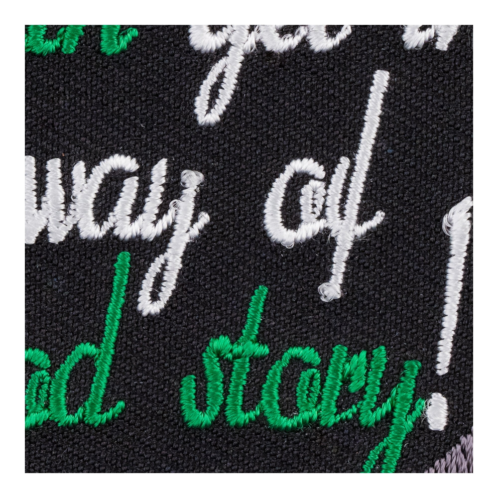 Never Let The Truth Get In The Way Patch, Sayings Patch — detail view 2