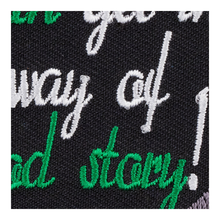 Never Let The Truth Get In The Way Patch, Sayings Patch — detail view 2