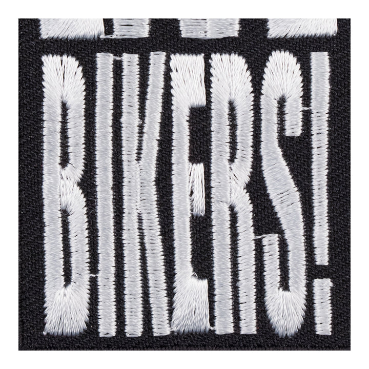 Long Live Bikers Embroidered Patch, Bikers Sayings Patches — detail view 2