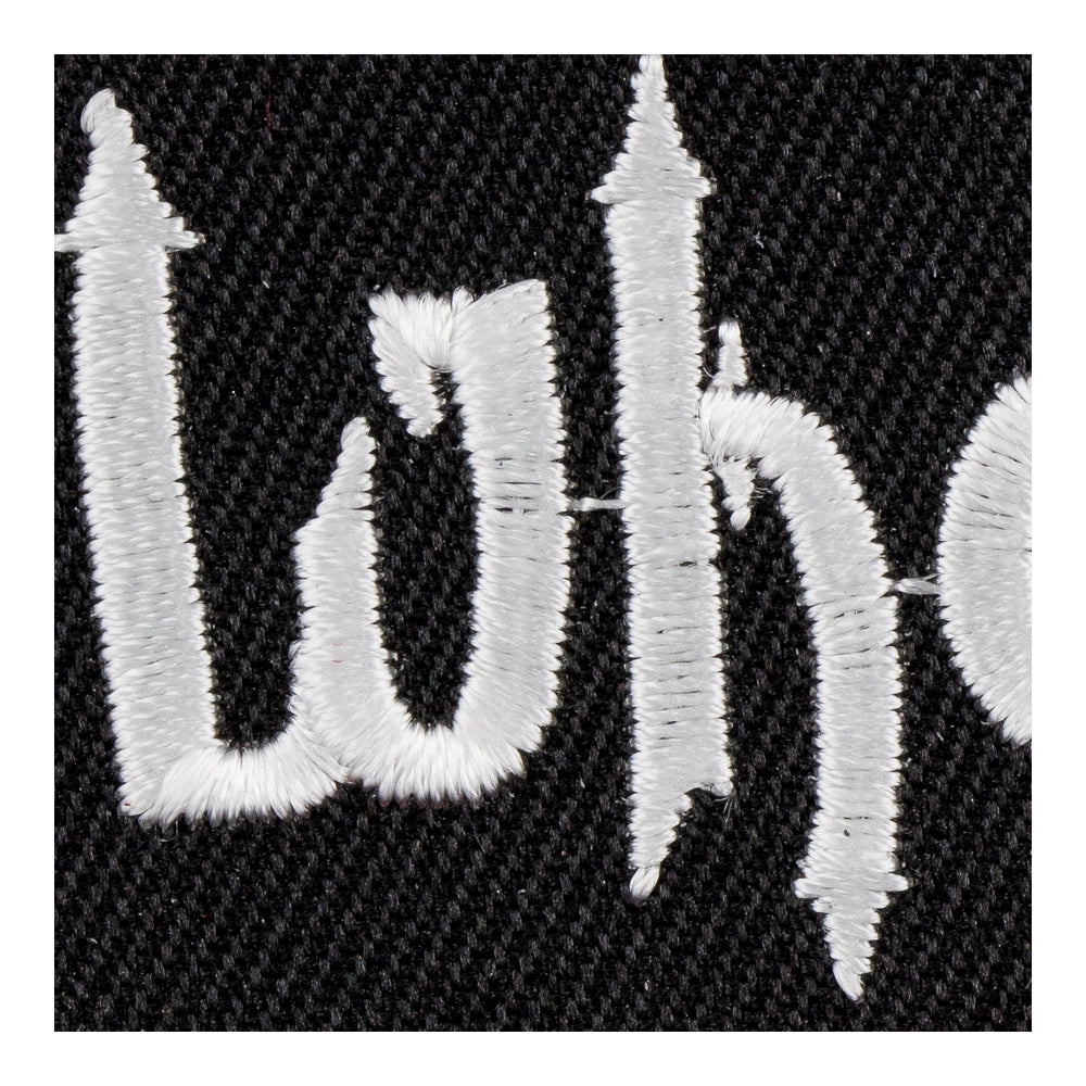 What The Hell Embroidered Patch, Vulgar Sayings Patches — detail view 2