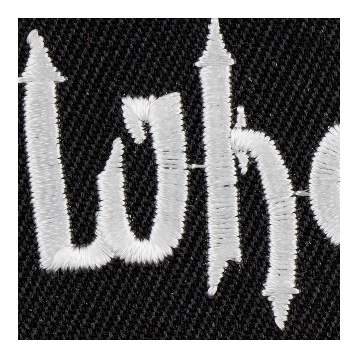 What The Hell Embroidered Patch, Vulgar Sayings Patches — detail view 2