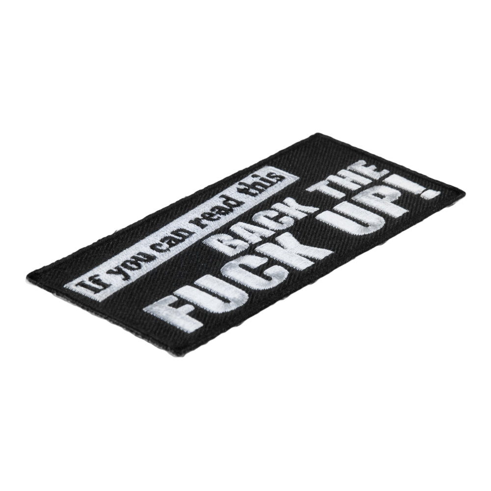 If You Can Read This Back The Fuck Up Patch, Vulgar Patches — detail view 1