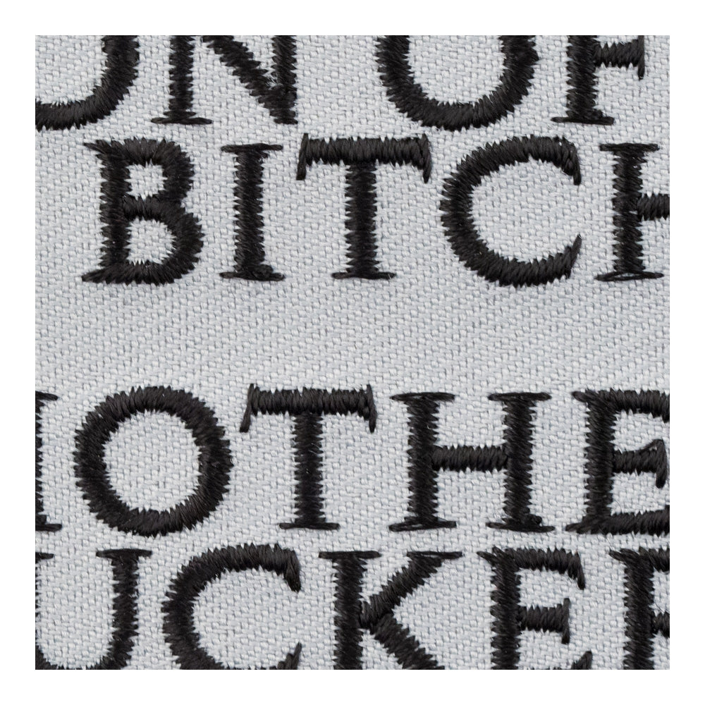 49% Son Of A Bitch 51% Mother Fucker Patch, Vulgar Patches — detail view 1