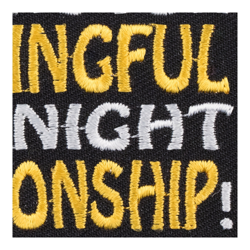 Looking For Meaningful Overnight Relationship Patch, Sayings Patches — detail view 2