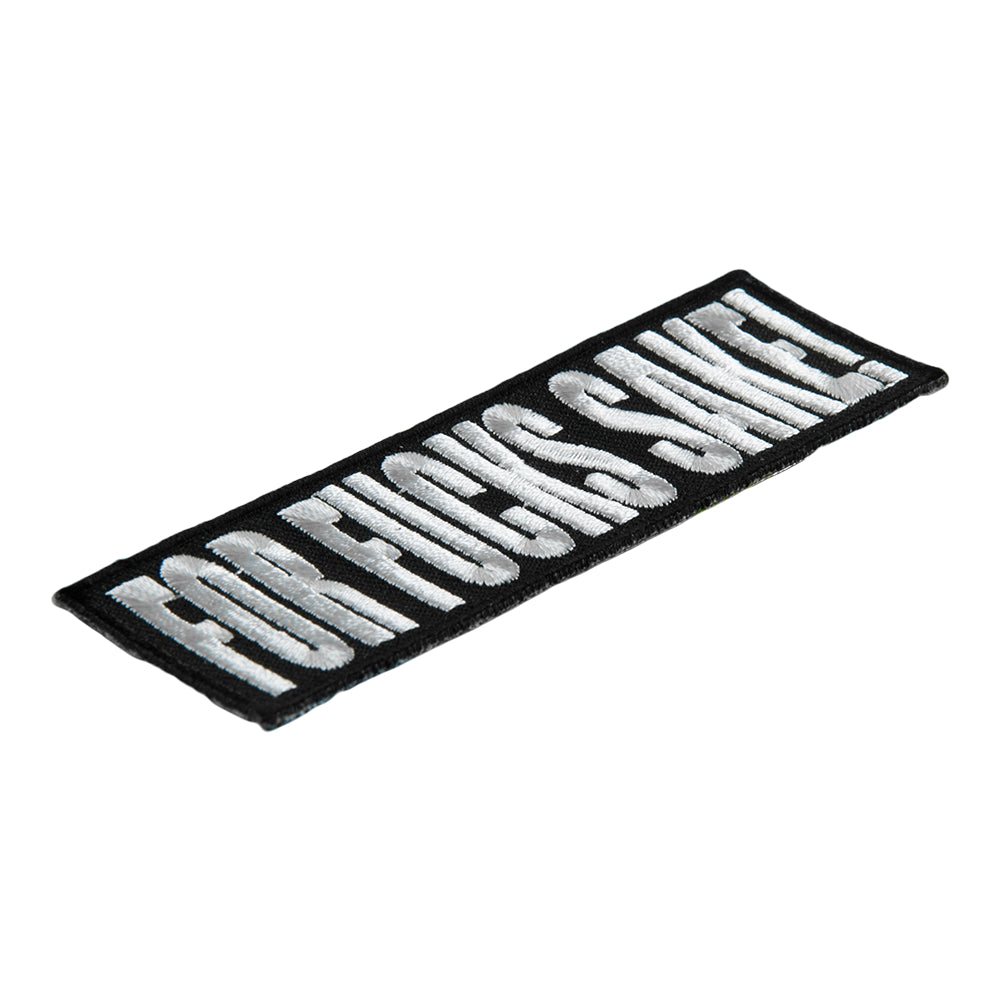 For Fucks Sake Black &amp; White Patch, Vulgar Patches — detail view 1