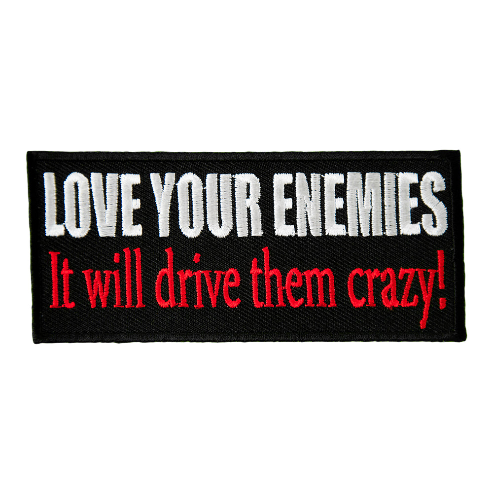 Love Your Enemies Drive Them Crazy Patch, Mind Game Patches — product image