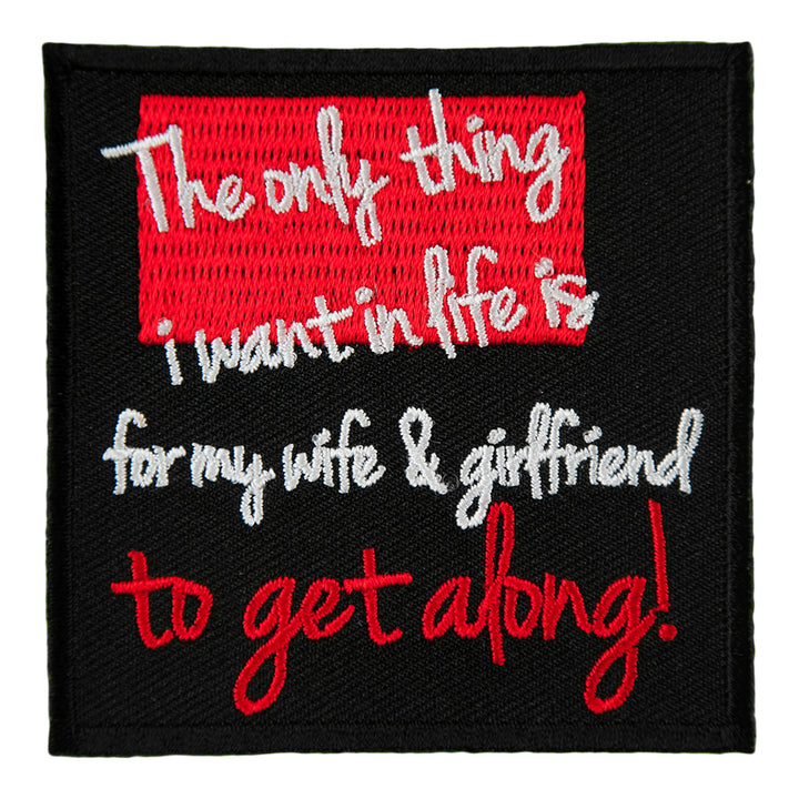 The Only Thing I Want Wife &amp; Girlfriend Patch, Sayings Patches — product image