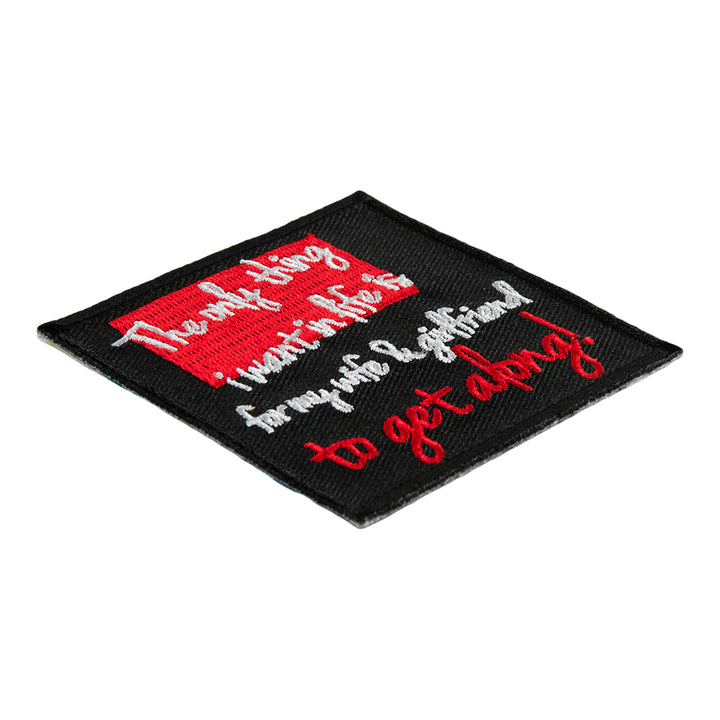 The Only Thing I Want Wife &amp; Girlfriend Patch, Sayings Patches — detail view 1