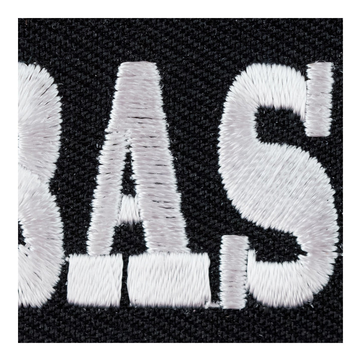 Dumbass Black &amp; White Patch, Funny Sayings Patches — detail view 2